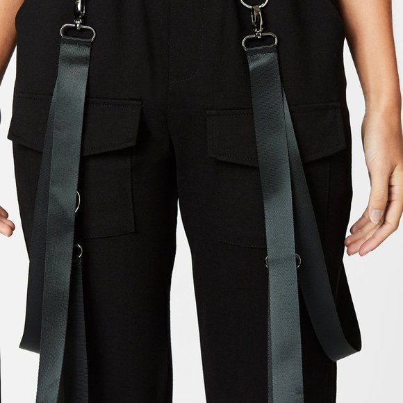 Carmar Black Harness Cargo Joggers - Picture 2 of 5